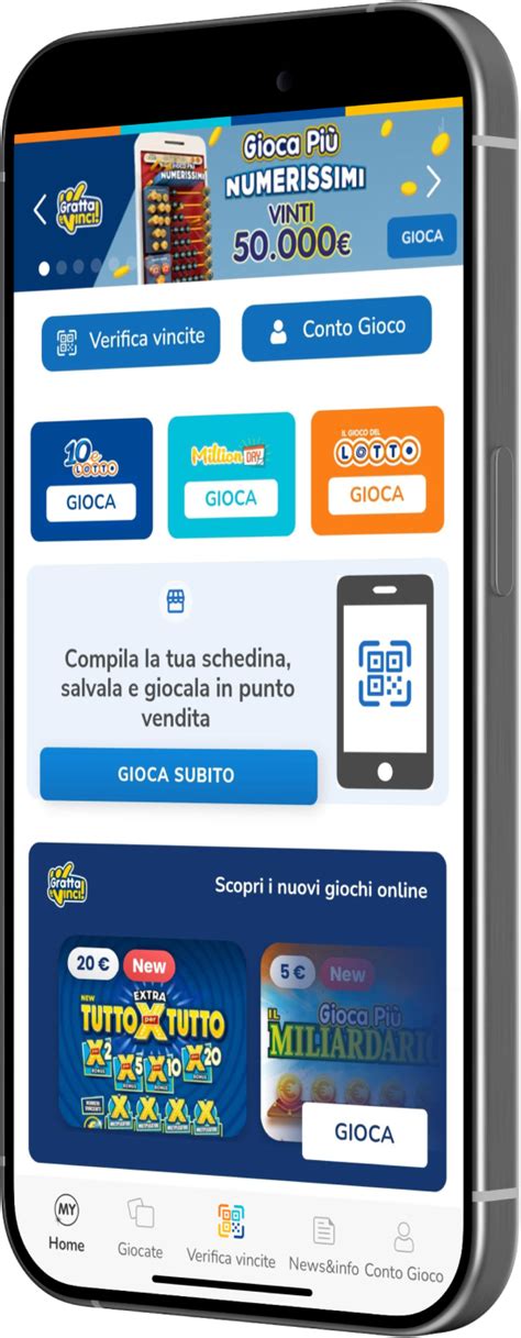 My Lotteries: App Ufficiale Giochi Lotto e Gratta e Vinci.